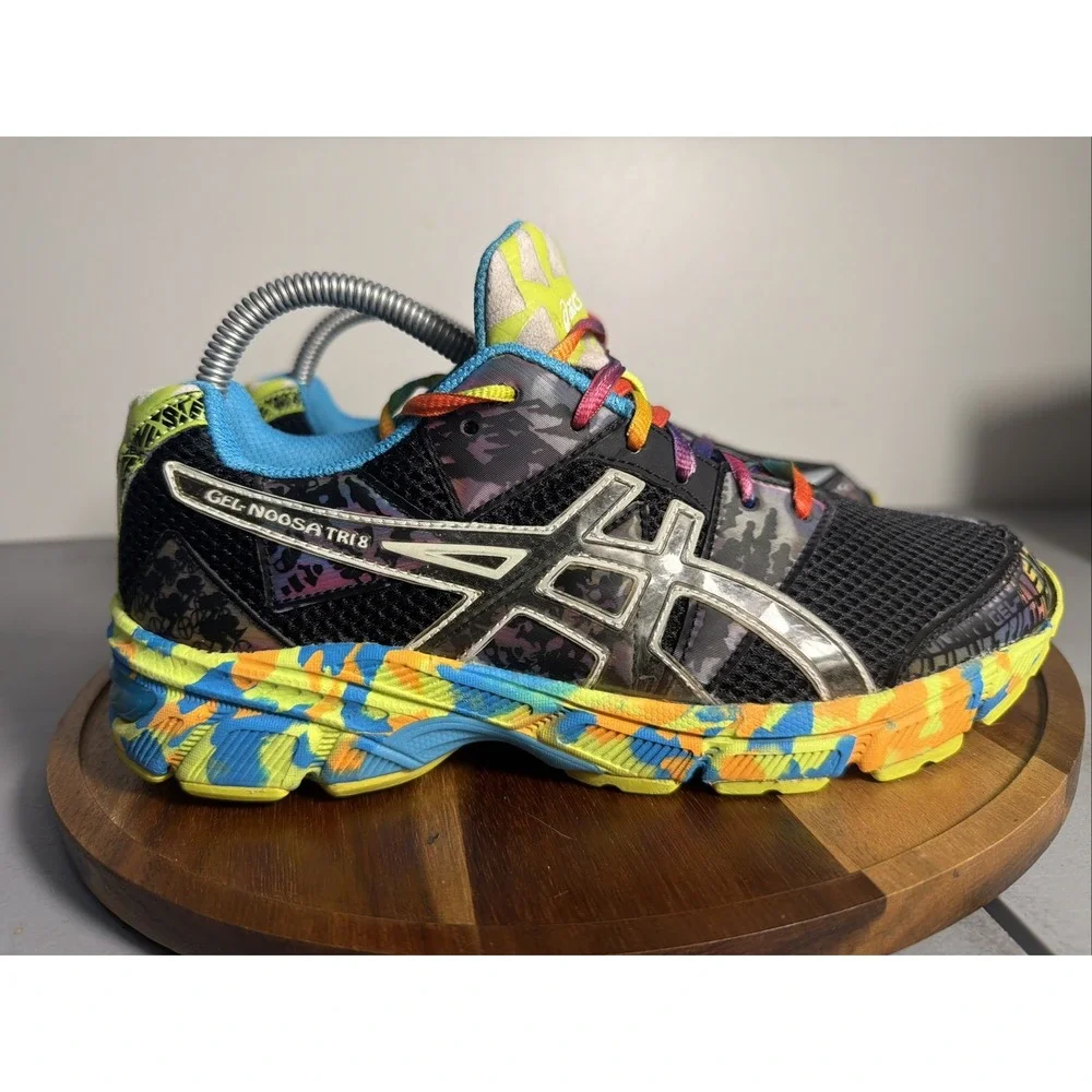 ASICS Gel Noosa Tri 8 Mens Running Shoes Sneaker Multicolor C301N Size 6.5